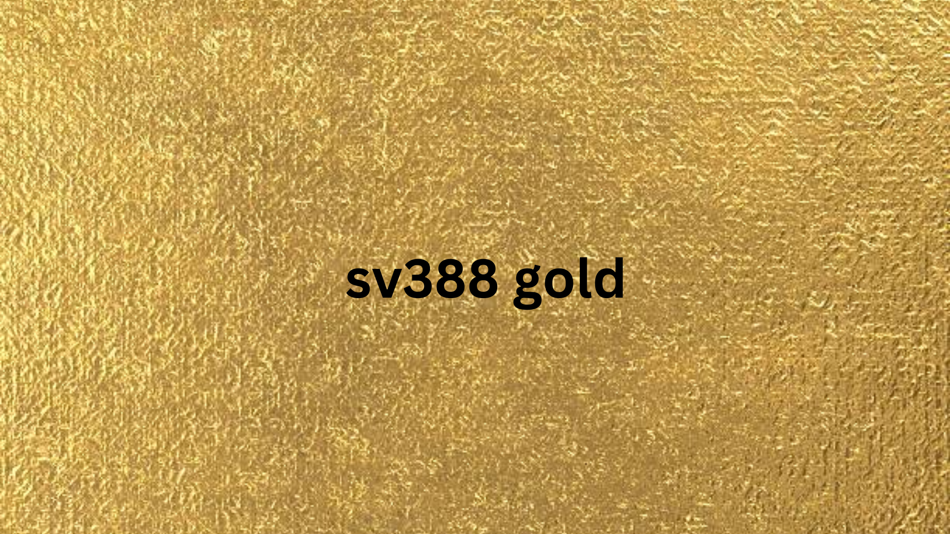 sv388 gold