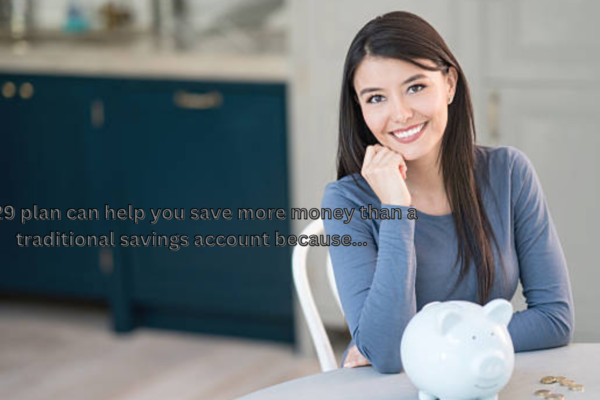 a 529 plan can help you save more money than a traditional savings account because...